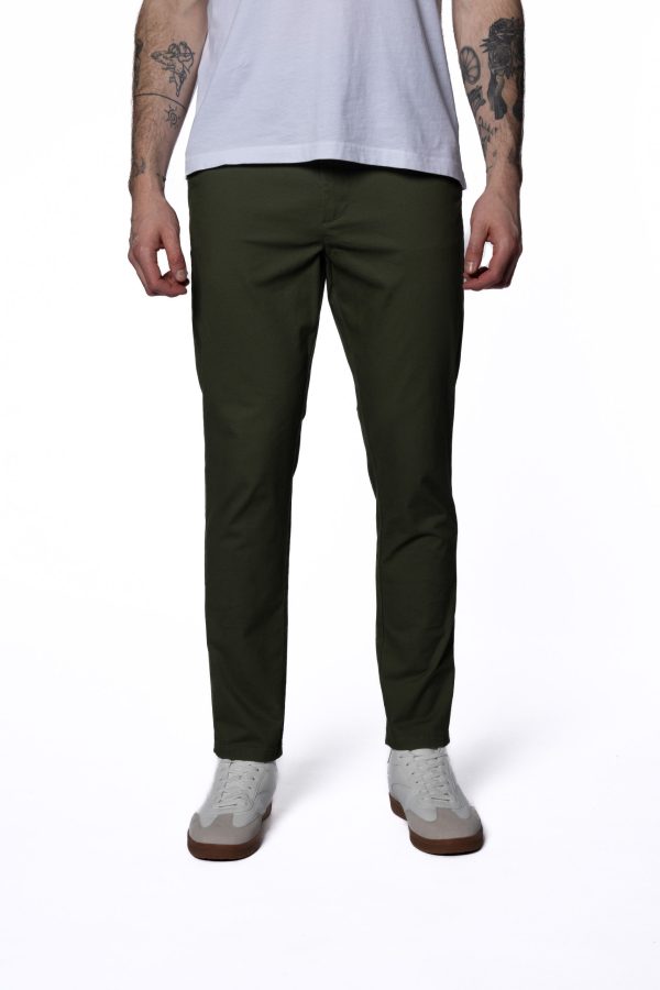 Slim Fit Longer Life Chino - Khaki