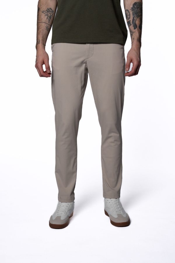 Slim Fit Longer Life Chino - Stone