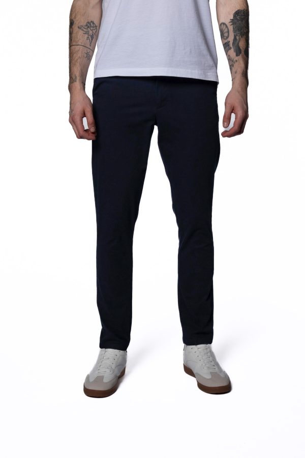 Straight Fit Longer Life Chino - Navy