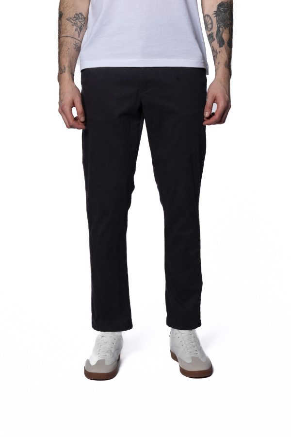 Straight Fit Longer Life Chino - Black