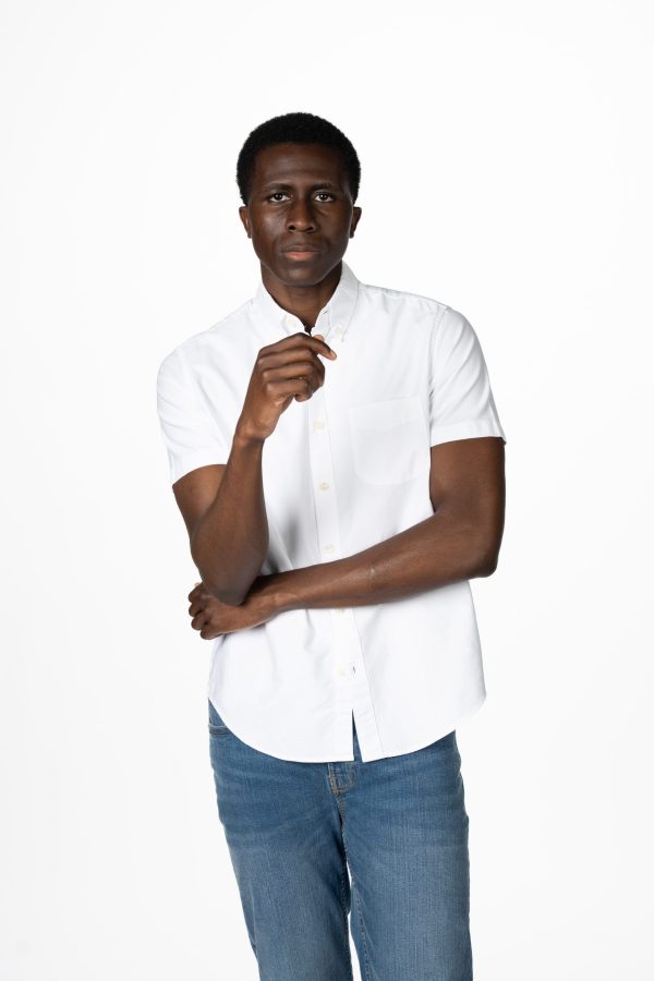 Oxford Short Sleeve Summer Shirt - White