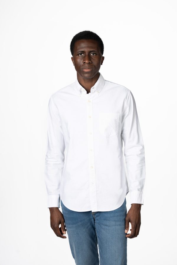 Tailored Fit Oxford Shirt – White