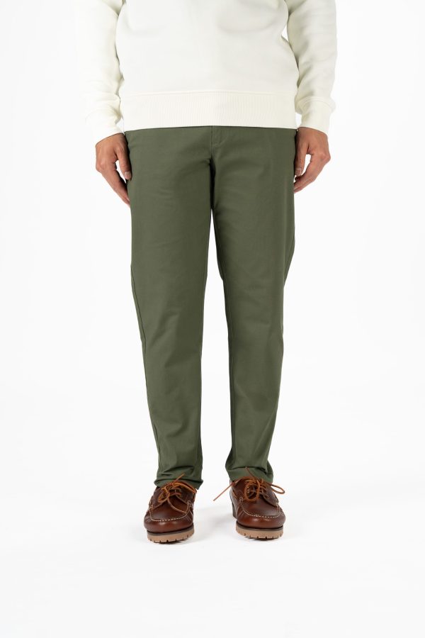 Straight Fit Longer Life Chino - Khaki
