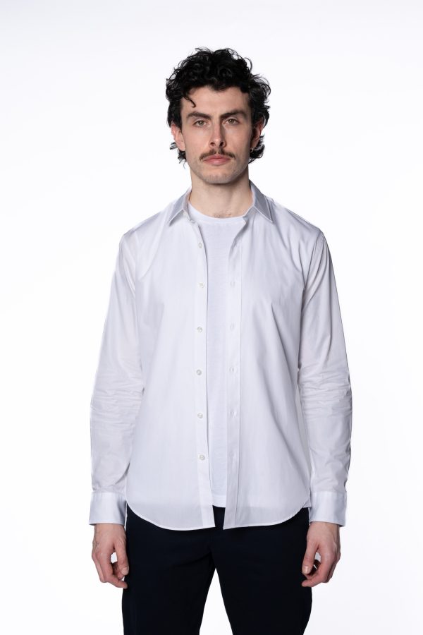 Tailored Fit Poplin Shirt - White
