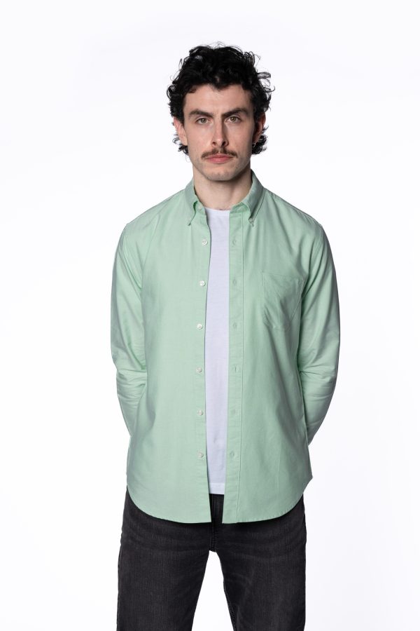 Tailored Fit Oxford Shirt – Green