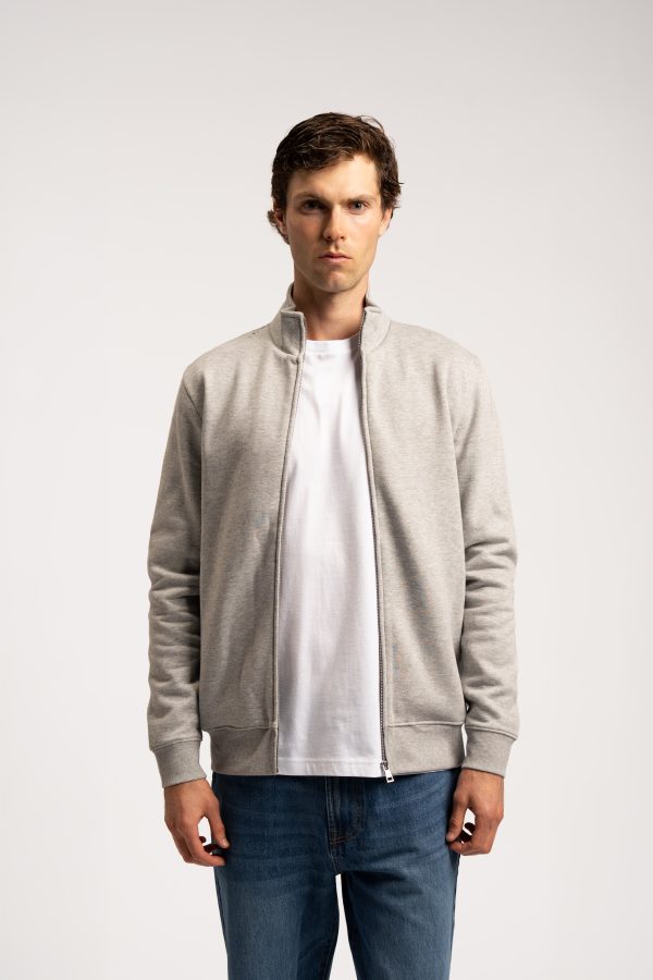 Zip Up Sweatshirt - Grey