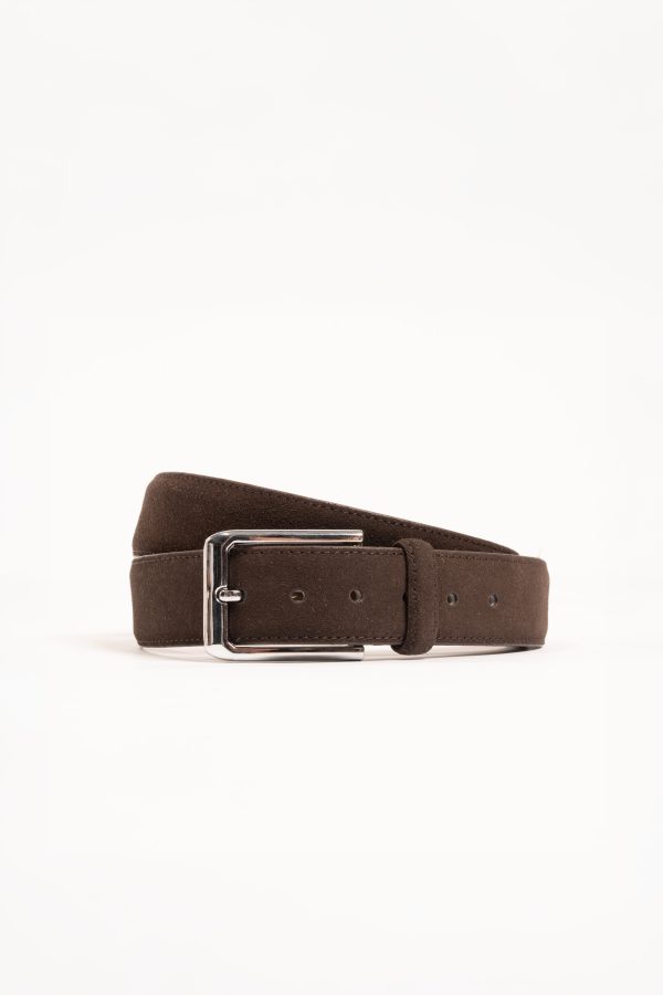 Suede Belt - Brown