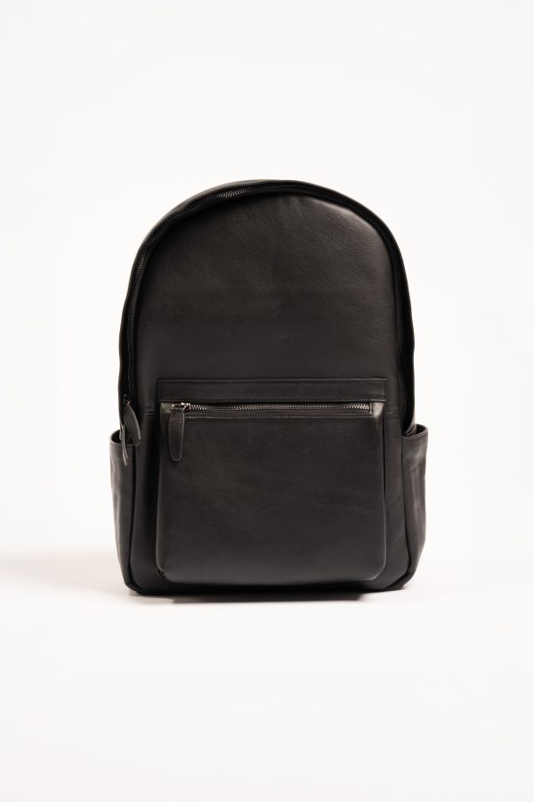 Nappa Leather Backpack - Black